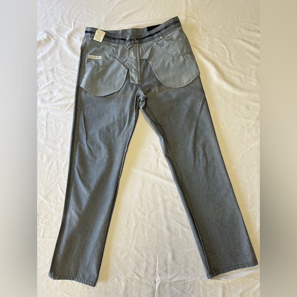 Ermenegildo Zegna Gray Denim Jeans - Picture 8 of 14